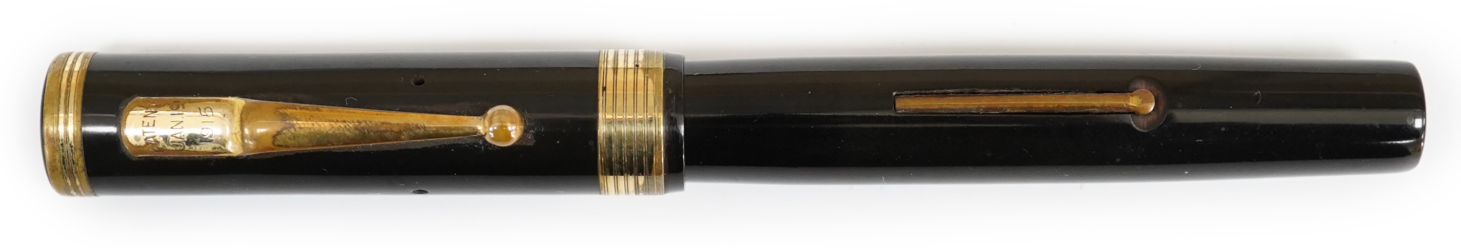 A Swan MT & Co. black Eternal fountain pen No.46 fitted with 14ct. Swan nib